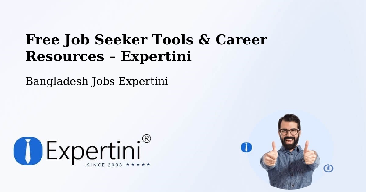 Free Job Seeker Tools & Career Resources – Morrelgonj - Morrelgonj, Bangladesh Jobs Expertini
