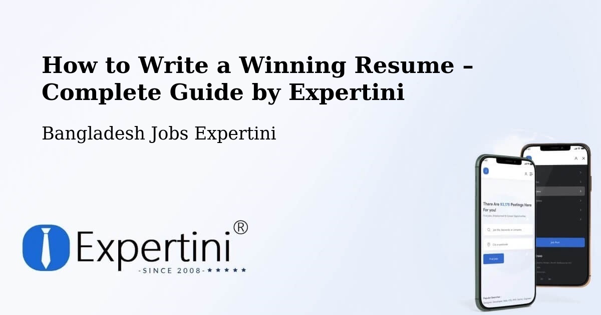 Resume Writing Guide for Job Seekers – Morrelgonj - Morrelgonj, Bangladesh Jobs Expertini
